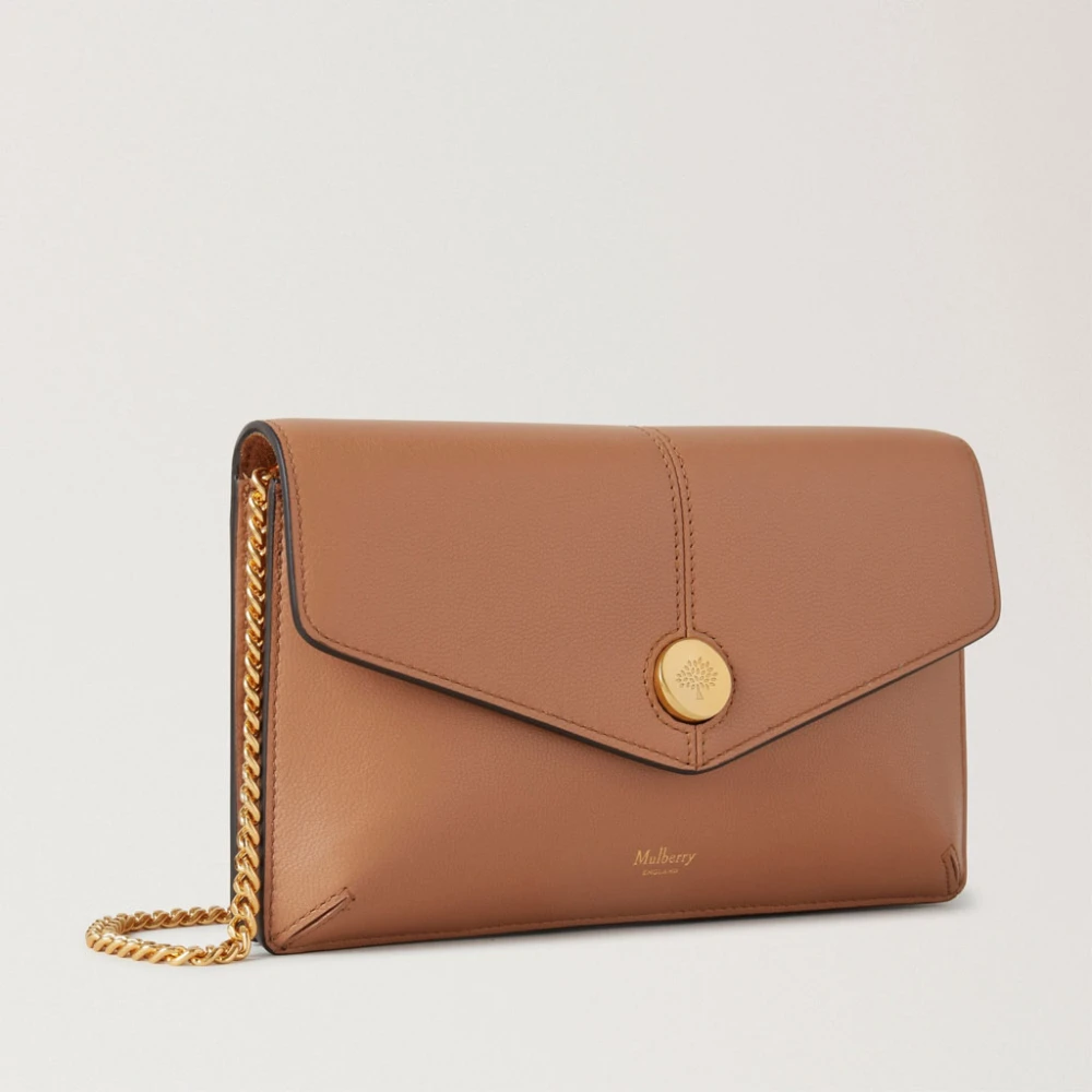 Mulberry Stud Pochette on Chain Sable Brown Dames