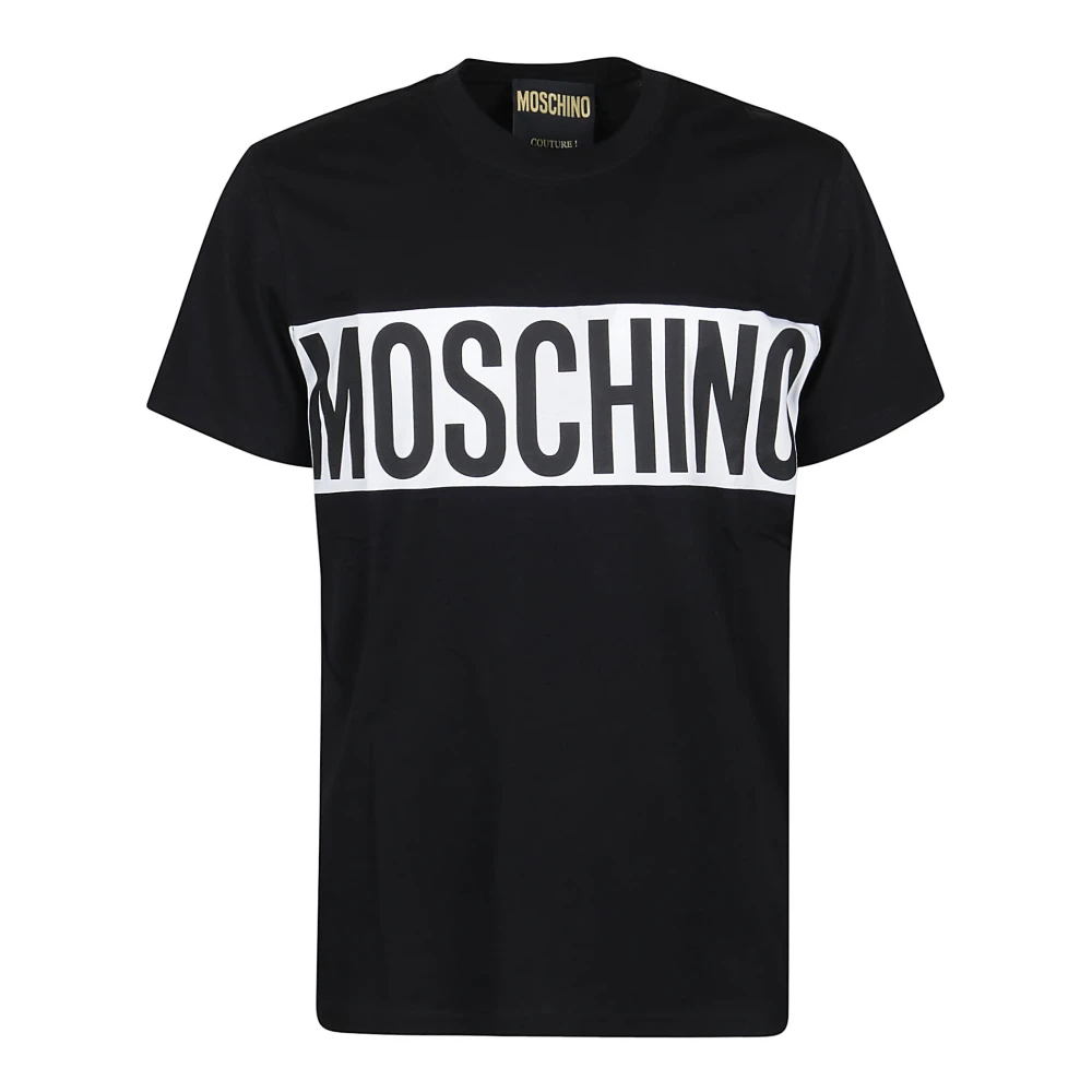 Moschino Fantasia Logo T-Shirt Black Heren