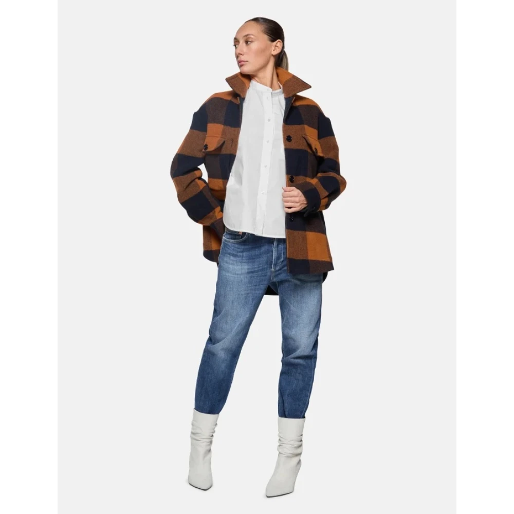 Dondup Losse Denim Stretch Jeans Blue Dames