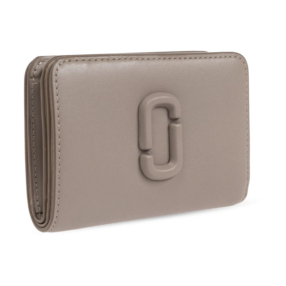Marc Jacobs Portemonnee 'The J Marc Mini' Gray Dames