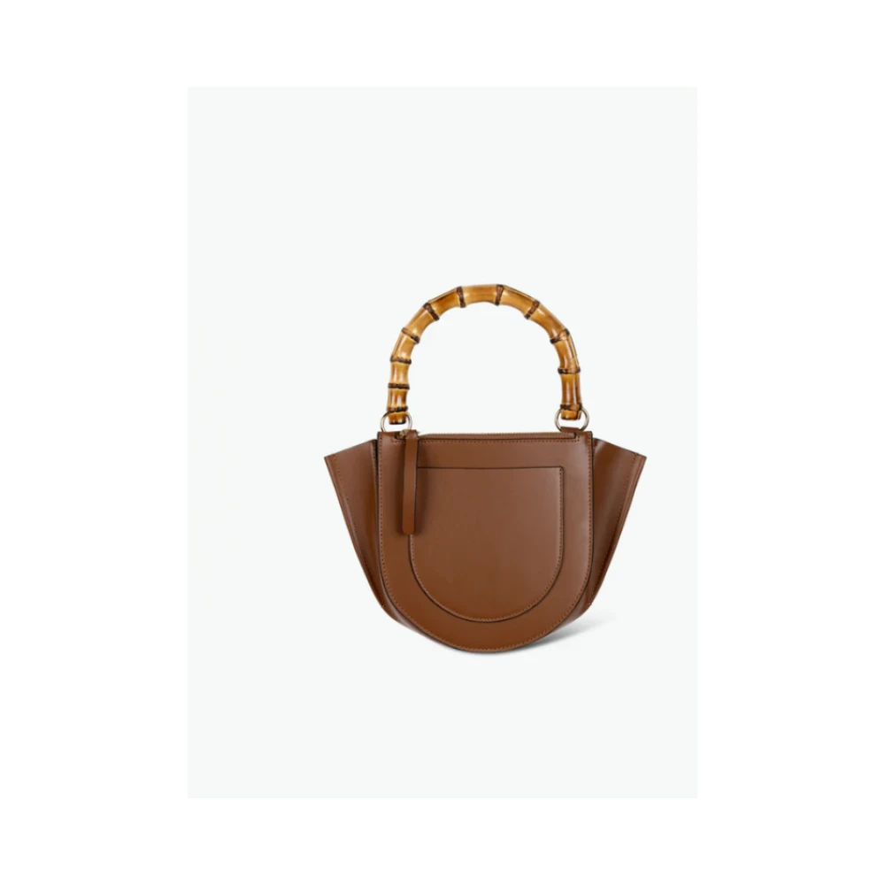 Wandler Bruine Leren Crossbody Tas met Magnetische Sluiting Brown Dames