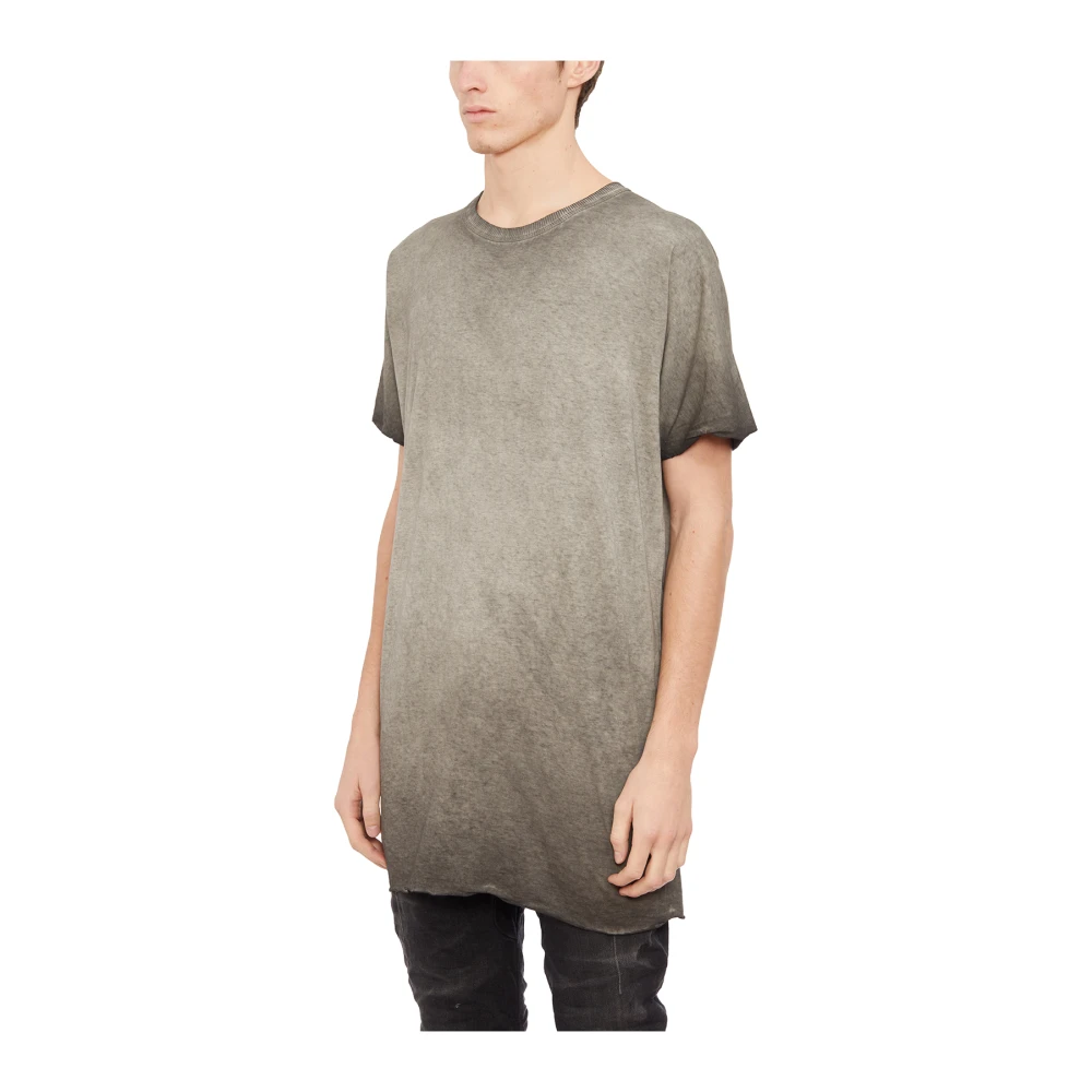 Boris Bidjan Saberi Katoenen T-Shirt Gray Heren
