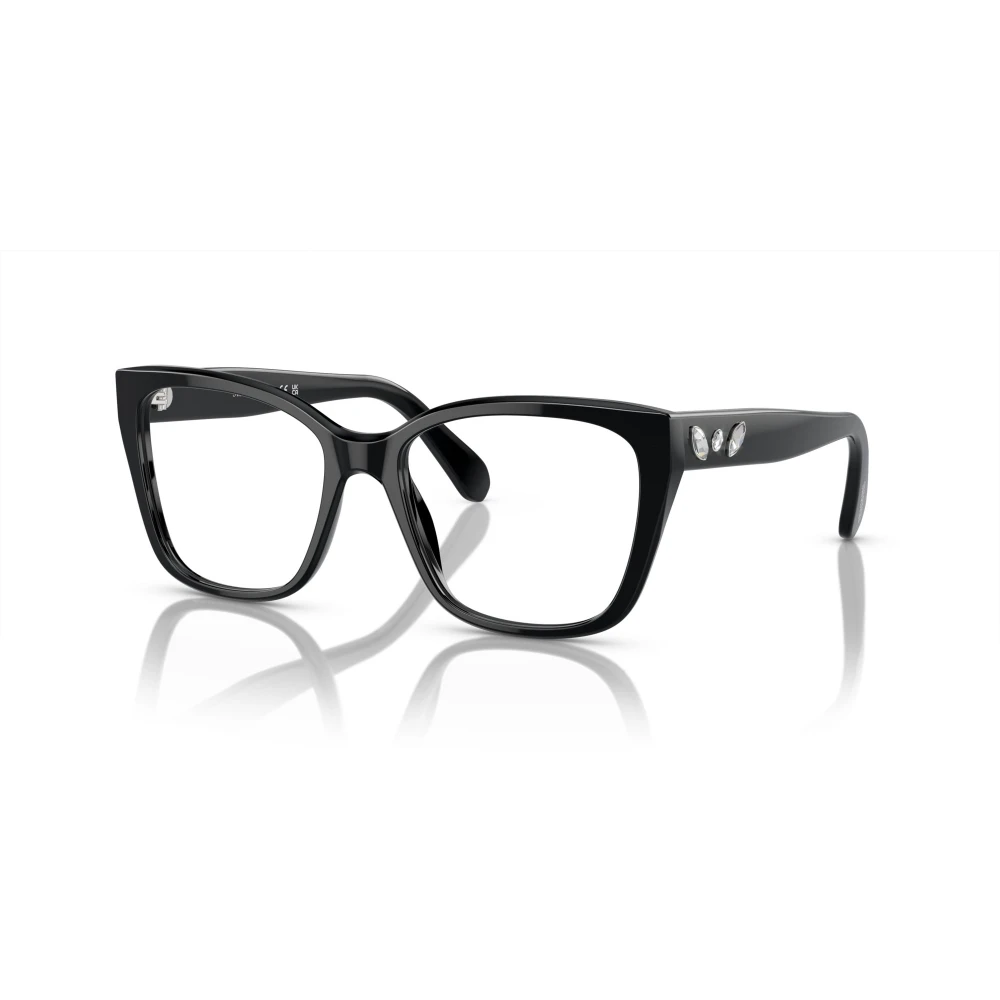 Swarovski Unisex Black Eyewear Frames - Glasses - 53 Mm - Accessories