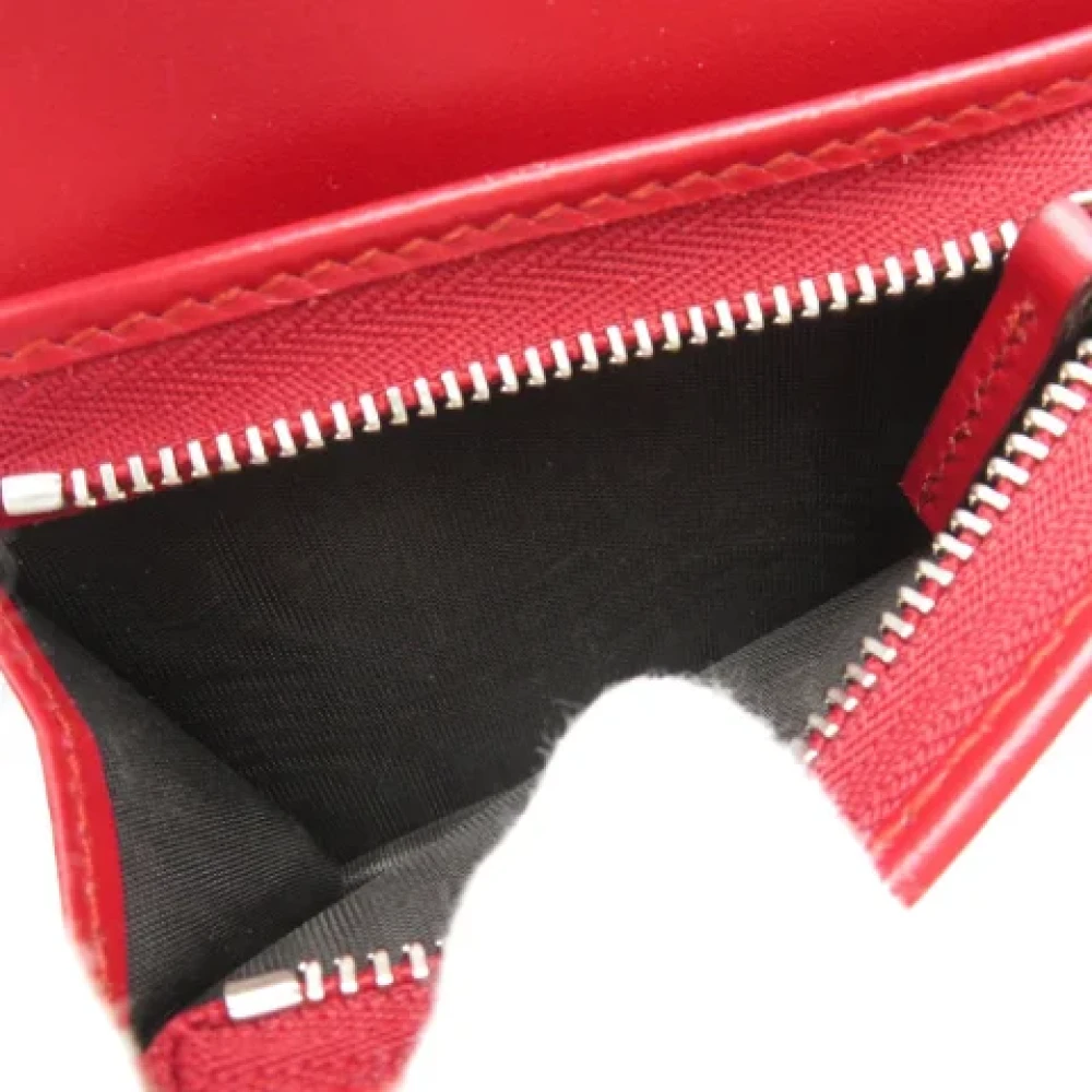 Gucci Vintage Pre-owned Leather wallets Red Dames