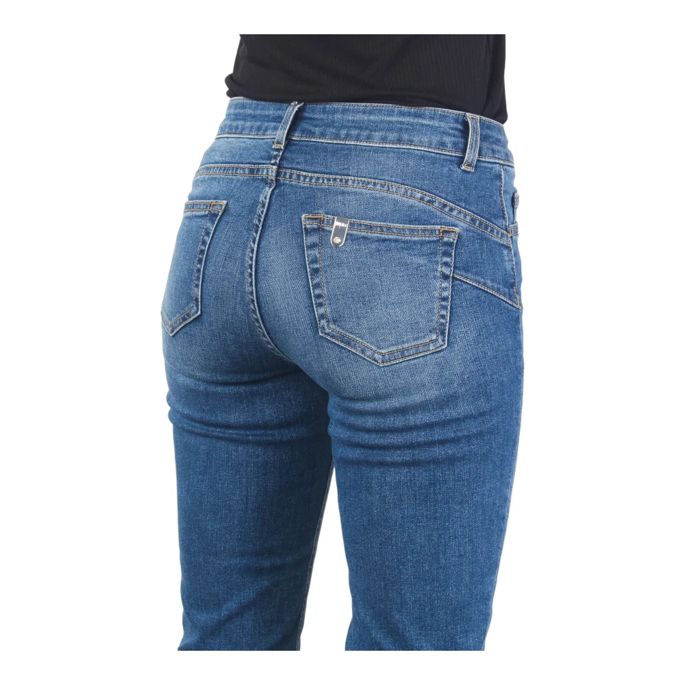 Liu Jo Slim-fit Denim Jeans Blue Dames