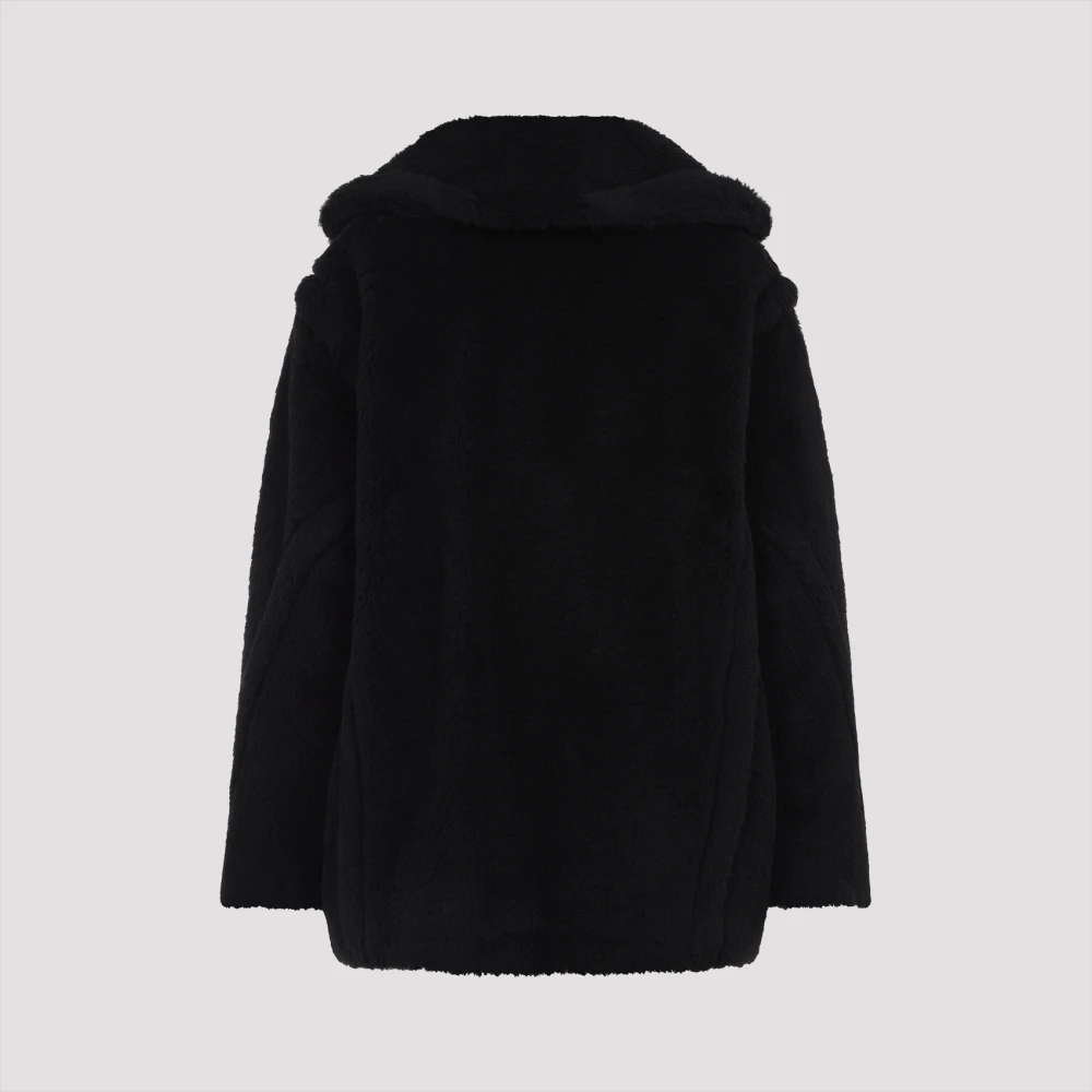 Max Mara Korte Zwarte Teddyjas Black Dames