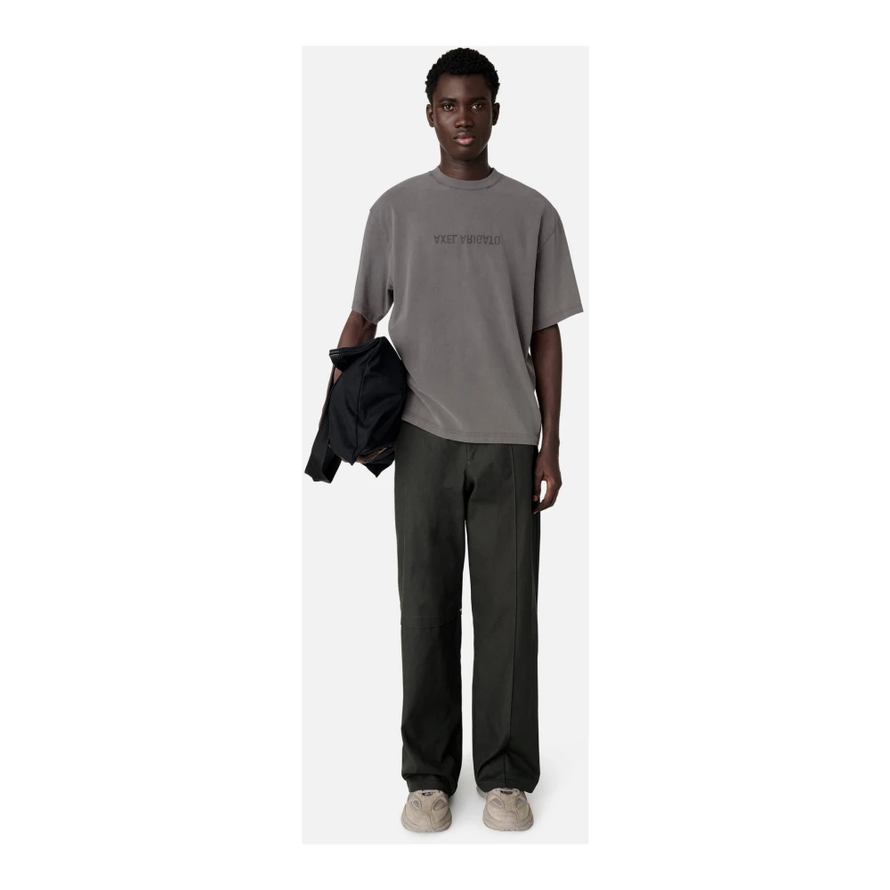 Axel Arigato Distort T-Shirt Gray Heren
