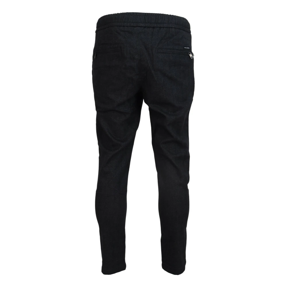 Dolce & Gabbana Elegante grijze katoenen joggers Gray Heren