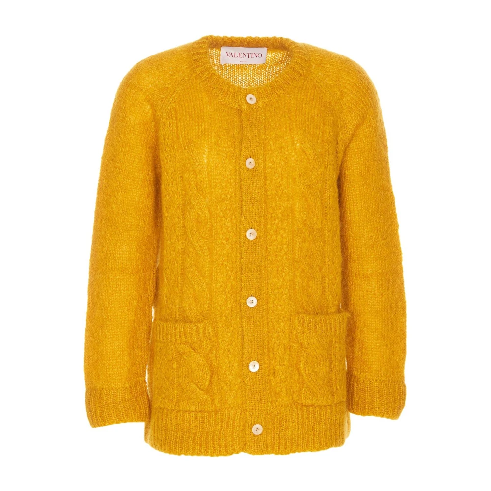 Valentino Oranje trui met knoopsluiting Orange Heren