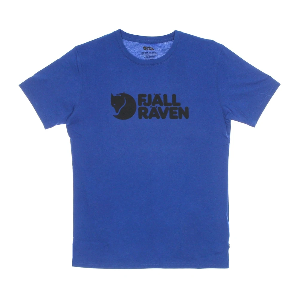 Fjällräven Alpine Blue Logo T-shirt Blue Heren