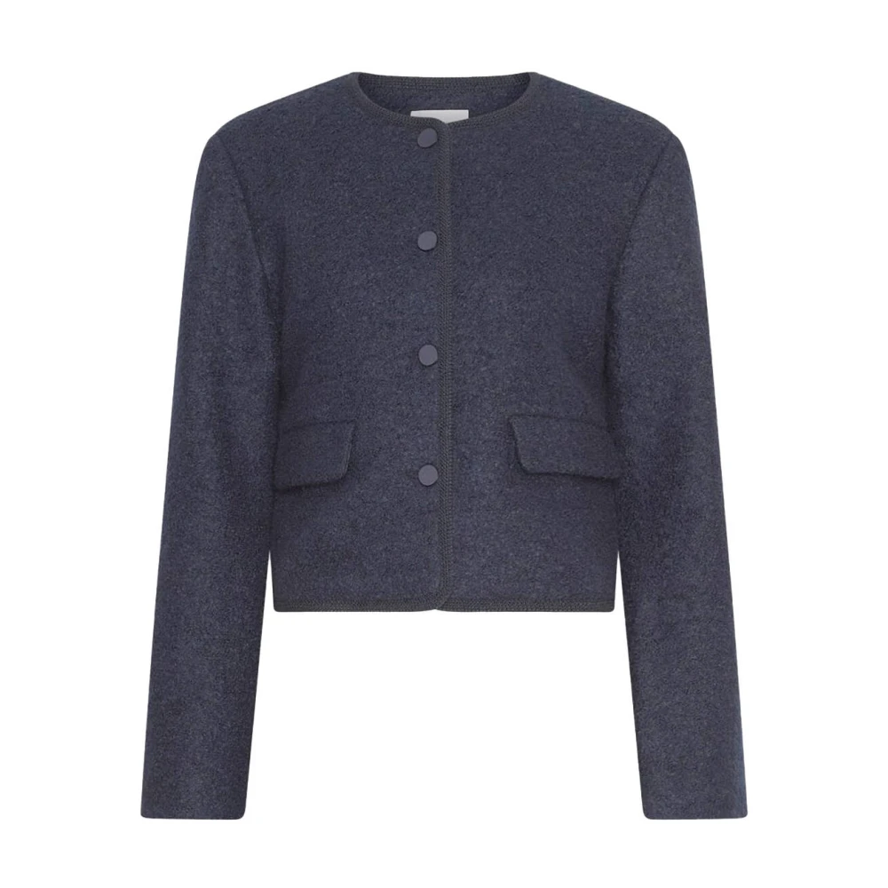 moss copenhagen Cailana Jas 18057 Stijlvolle Buitenkleding Blue Dames