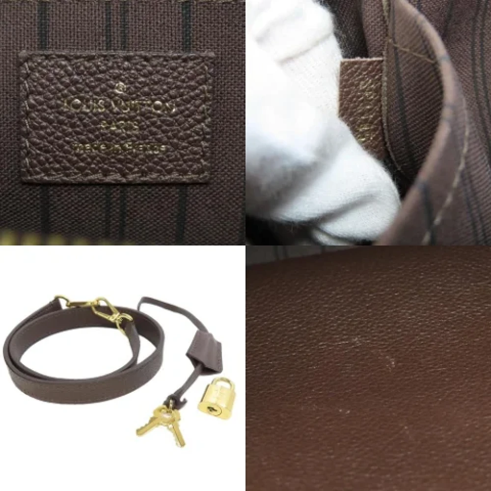 Louis Vuitton Vintage Pre-owned Fabric handbags Brown Dames