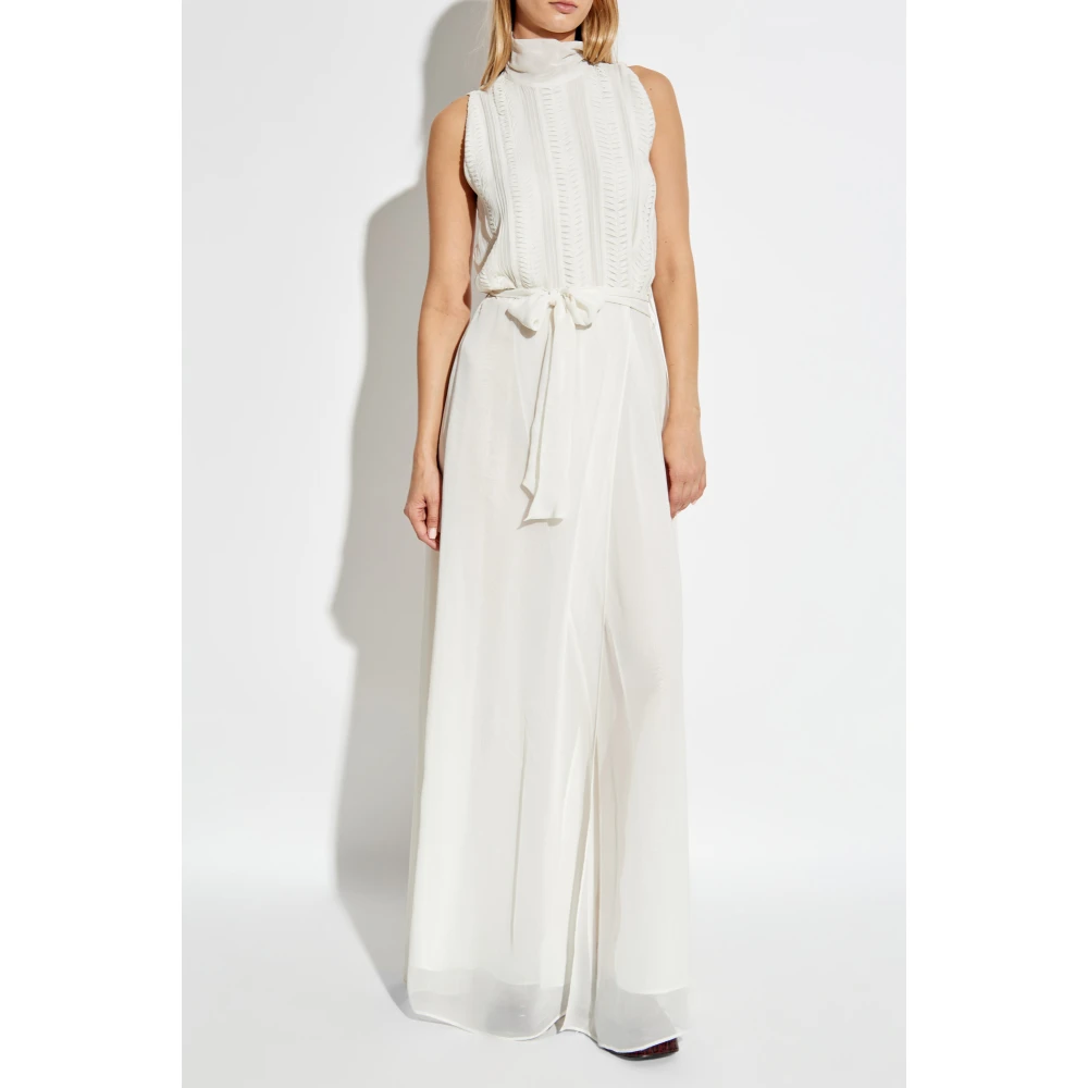 Forte Lange jurk Beige Dames
