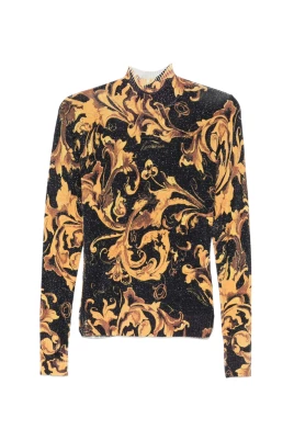 Baroque High-Neck Sweater