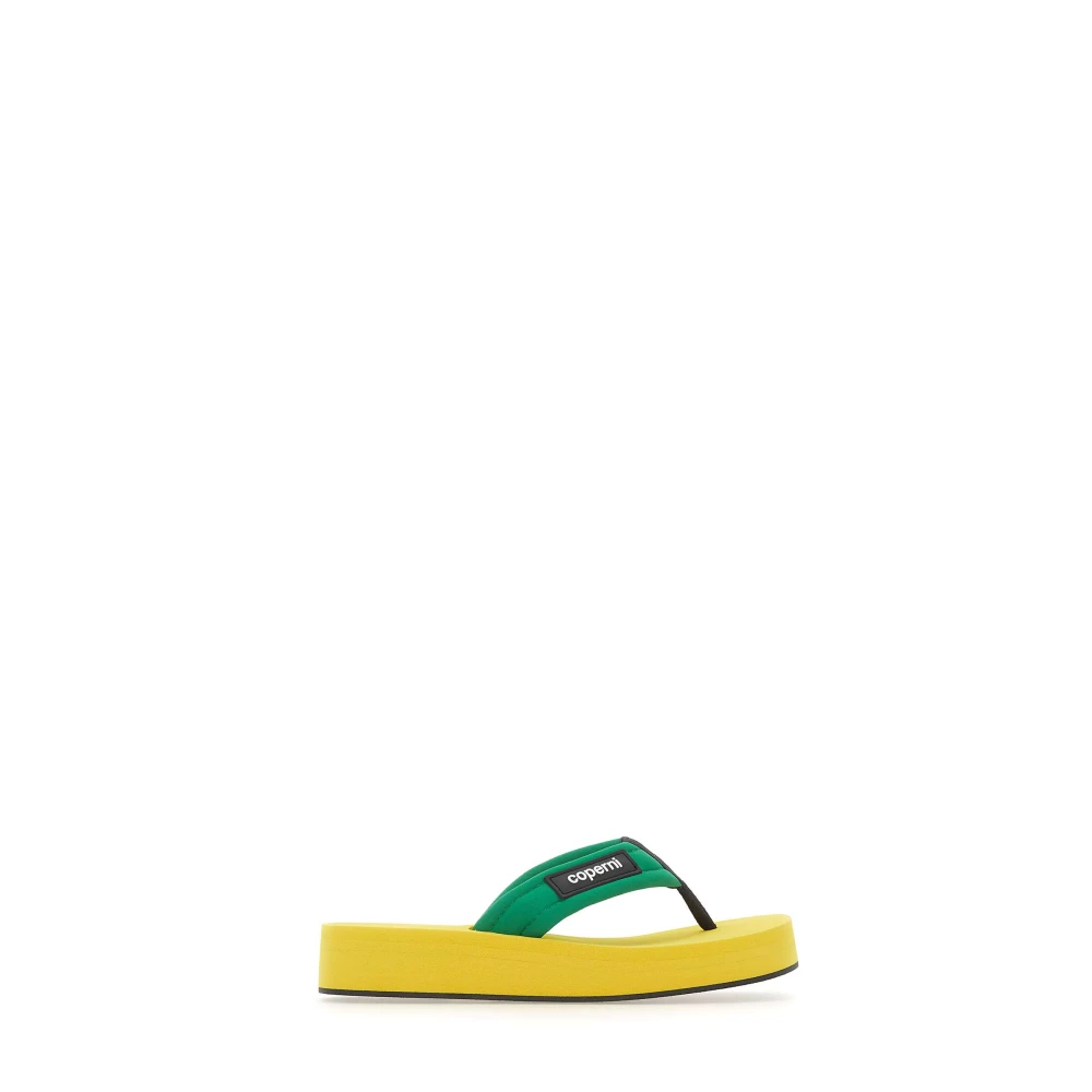 Coperni Women's Green Flip Flops, 5 Uk, Foam Flip Flops