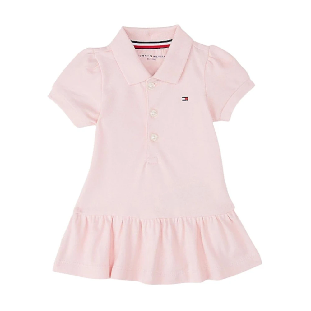 Tommy Hilfiger Girls Pink Dresses,, Polo Dress For Babies Medium