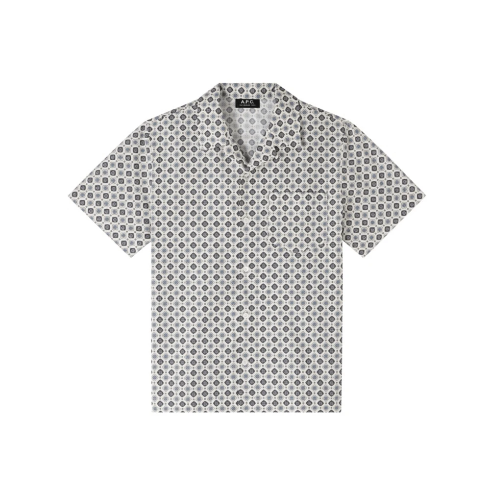 A.p.c. Oversized Korte Mouw T-Shirt Beige Heren