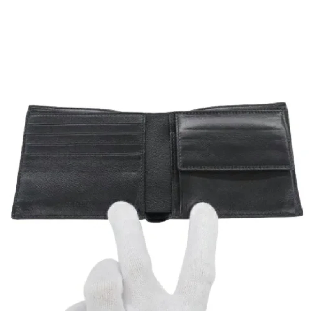 Balenciaga Vintage Pre-owned Leather wallets Black Heren