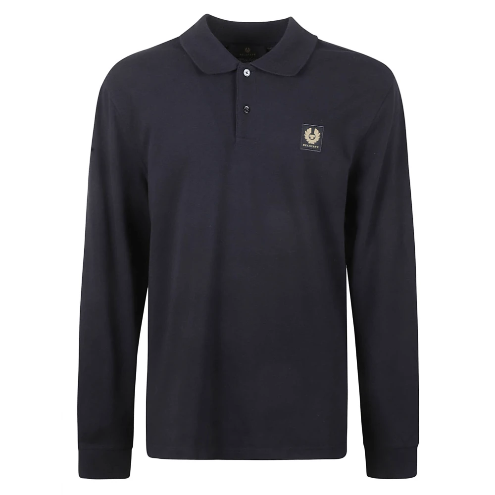 Belstaff Katoenen Polo Shirt Donker Ink Black Heren