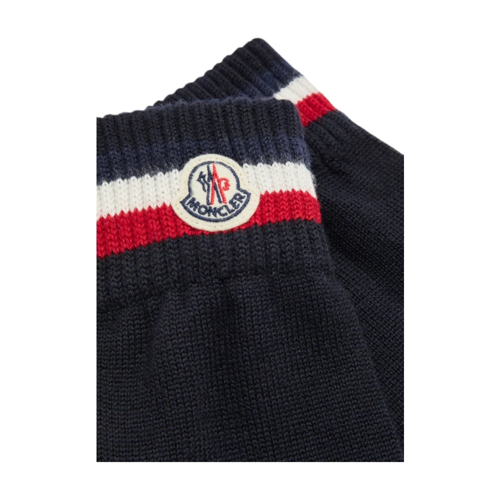 Moncler Tricolour Wolhandschoenen Nachtblauw Blue Heren