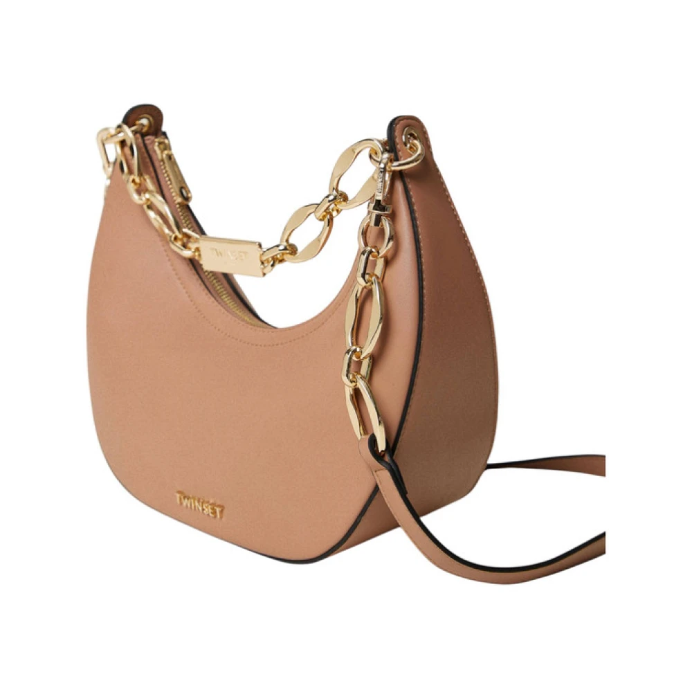 Twinset Schoudertas in Trendy Stijl Brown Dames