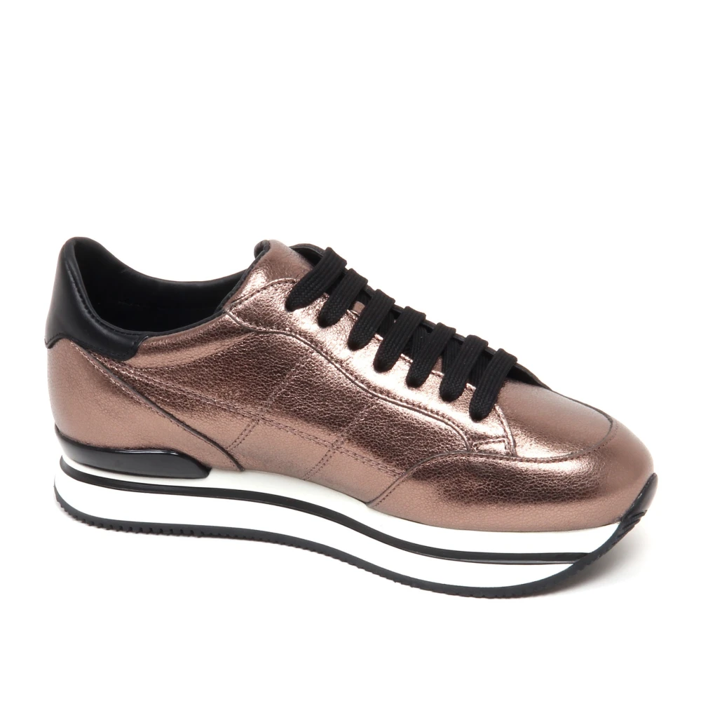 Hogan Gescheurde Effect Schoen Dames Schoenen Bruin