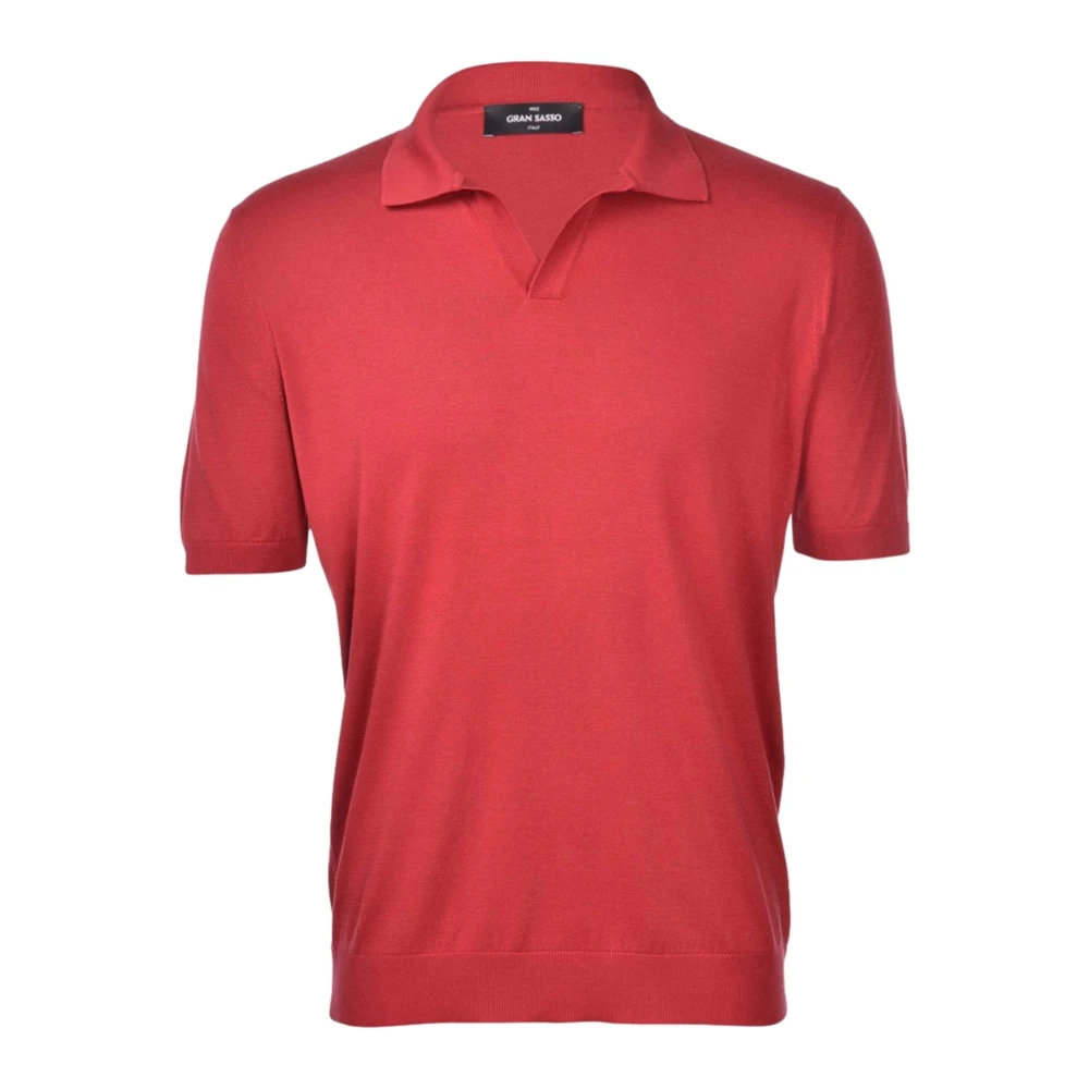 Gran Sasso T-Shirts Red Heren
