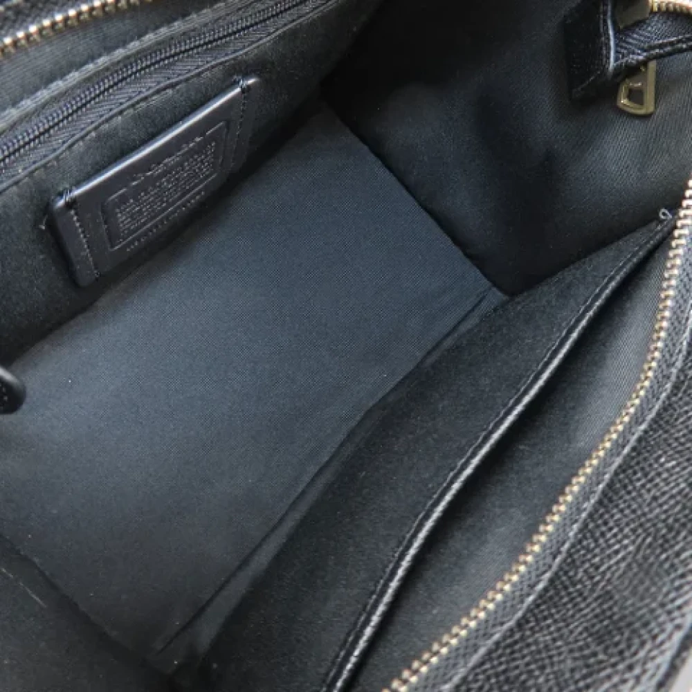 Coach Pre-owned Plastic handbags Black Dames