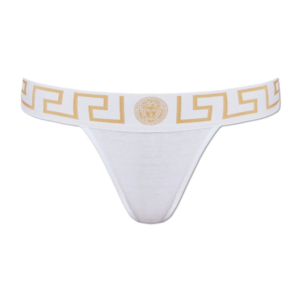 Versace Kvinno Vit Underkläder Dam, M, Bomull, Bomullstrosa