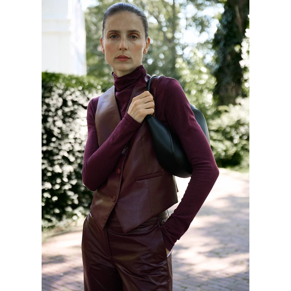 Jane Lushka Erik Vest Purple Dames
