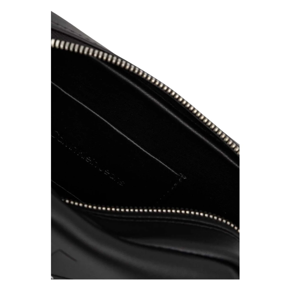 Calvin Klein Jeans Stijlvolle Dames Tas Herfst Winter Collectie Black Dames