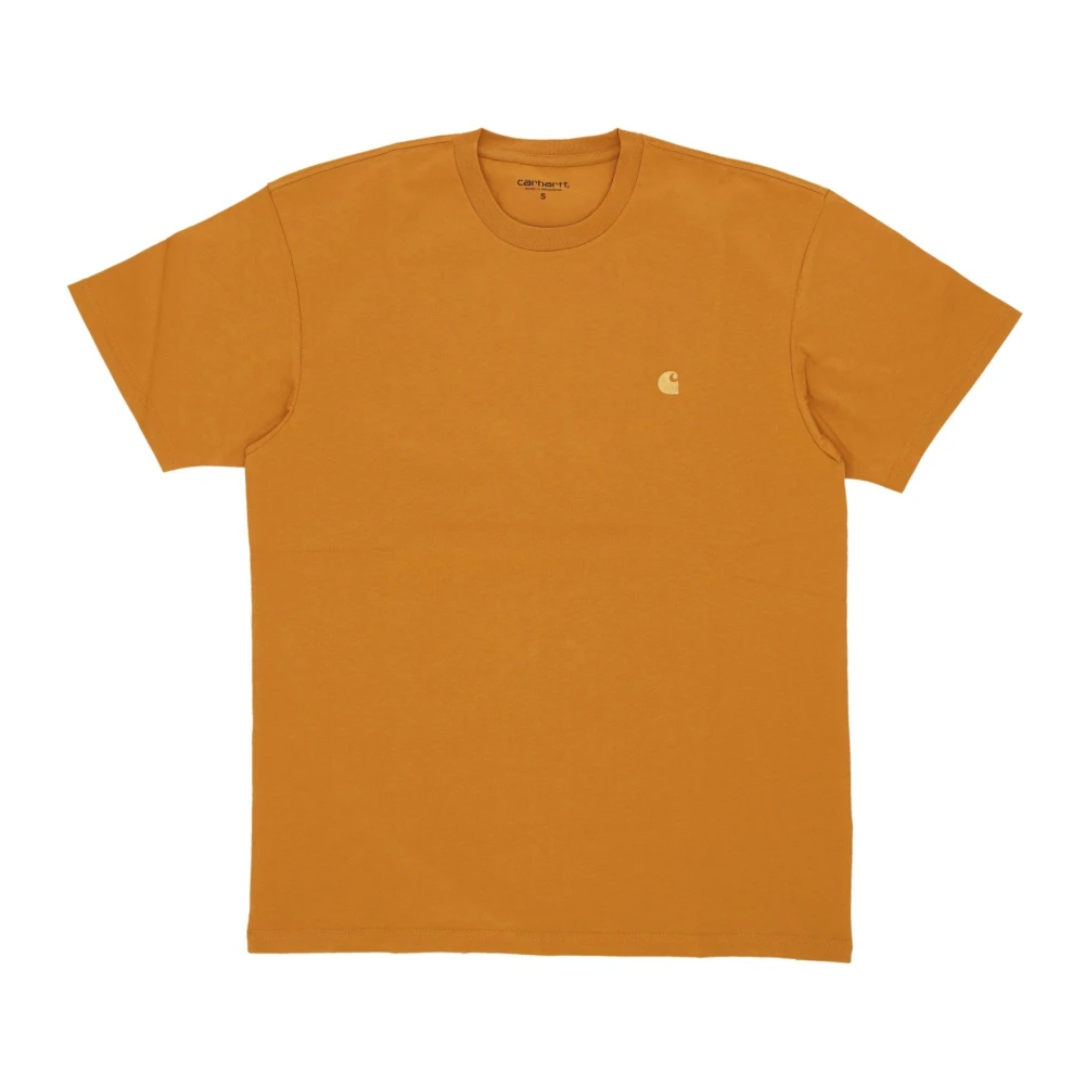 Carhartt WIP Chase T-Shirt in Buckthorn Gold Yellow Heren