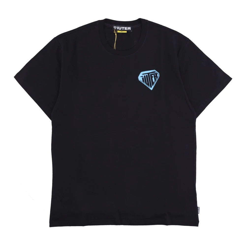 Iuter Stencil Zwart Tee Korte Mouw T-shirt Black Heren