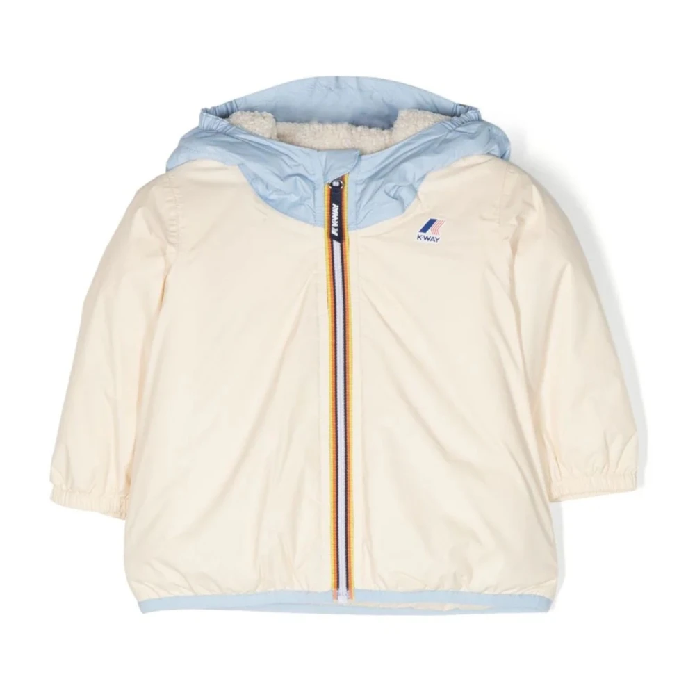 K-Way Men's Beige Bomber Jacket