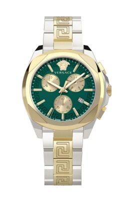 chrono-lady-bicolor-green-watch