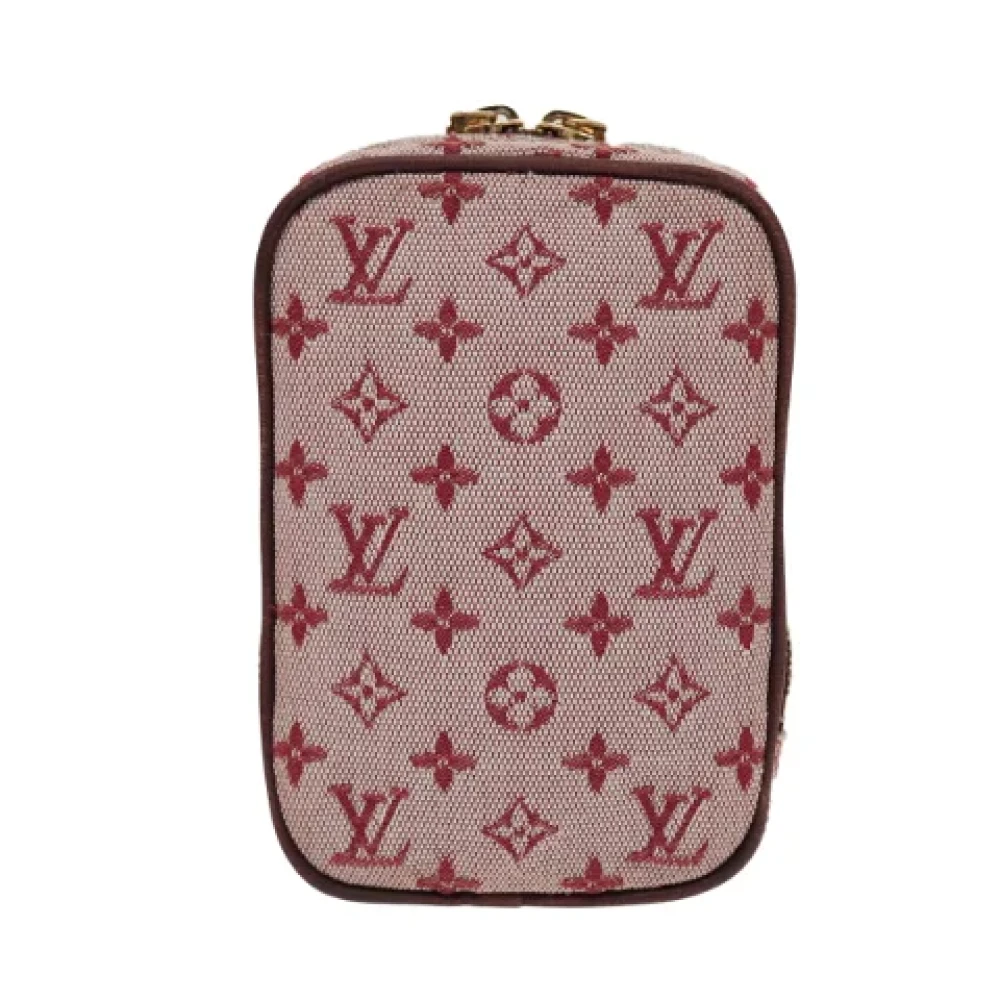 Louis Vuitton Vintage Pre-owned Canvas clutches Pink Dames