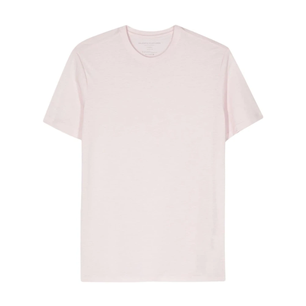 Majestic filatures Roze T-shirts en Polos Pink Heren