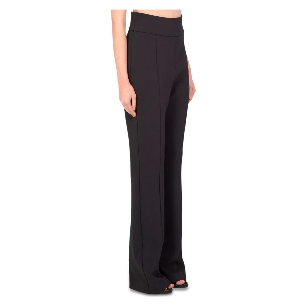 pinko Flared Tech Broek in Z99 Black Dames