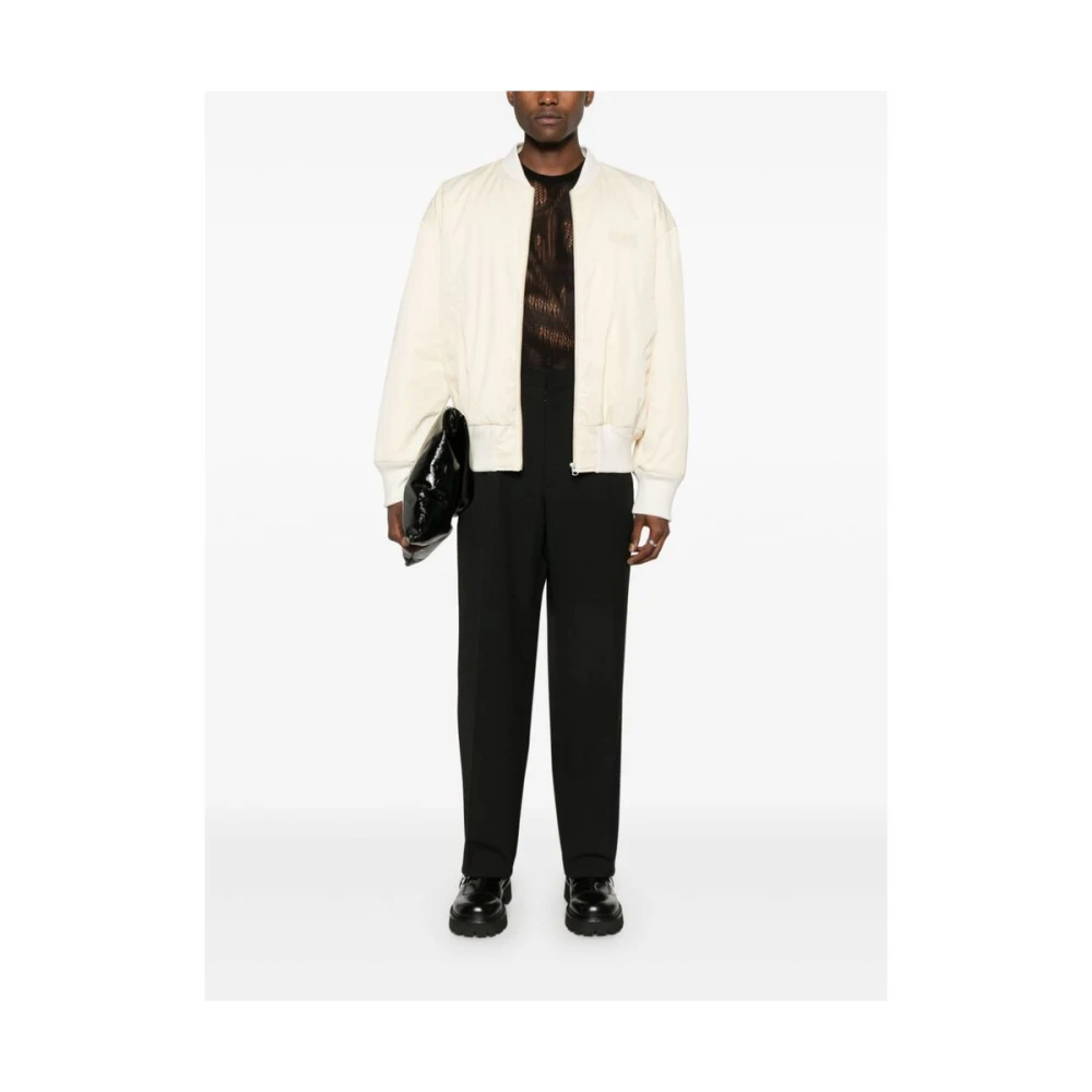 MM6 Maison Margiela Zwarte Twill Weefsel Broek Black Heren