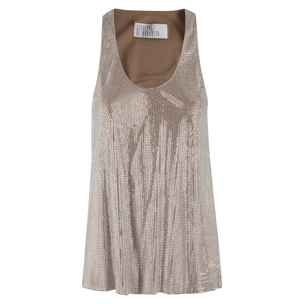 Tops > Sleeveless Tops - - Giuseppe Di Morabito - Modalova