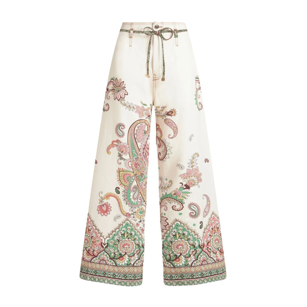 ETRO Stijlvolle Wide Leg Jeans Multicolor Dames