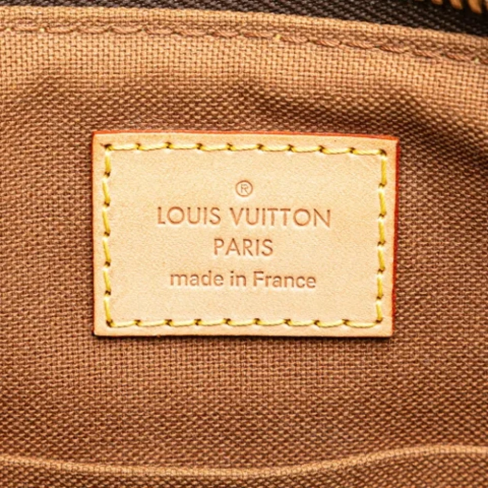 Louis Vuitton Vintage Pre-owned Plastic handbags Brown Dames