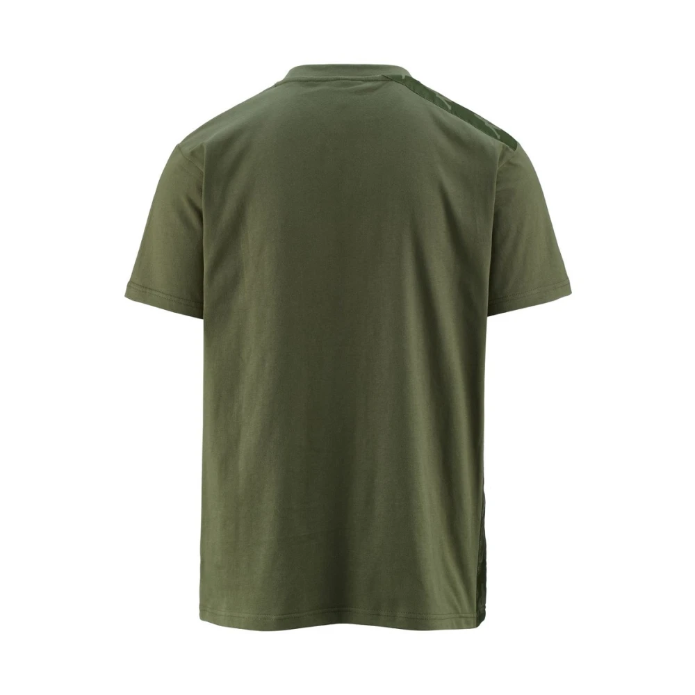 Kappa Korte Mouw T-shirt Green Heren