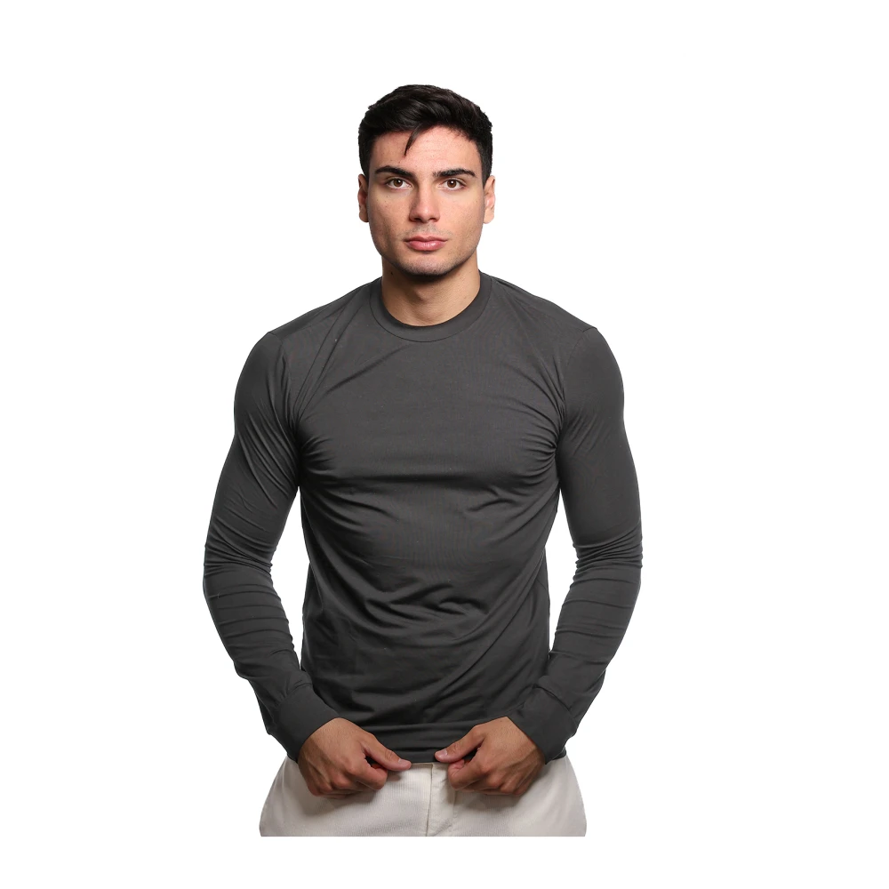 Dsquared2 Zwarte Katoenen Longsleeve T-shirt Black Heren