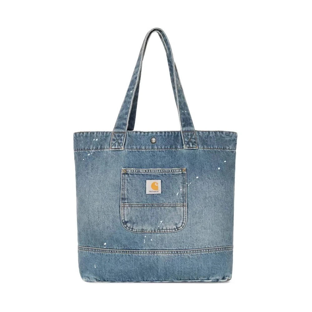 Carhartt Wip Men's Blue Denim Tote - Shopping Bags - One Size - Bags