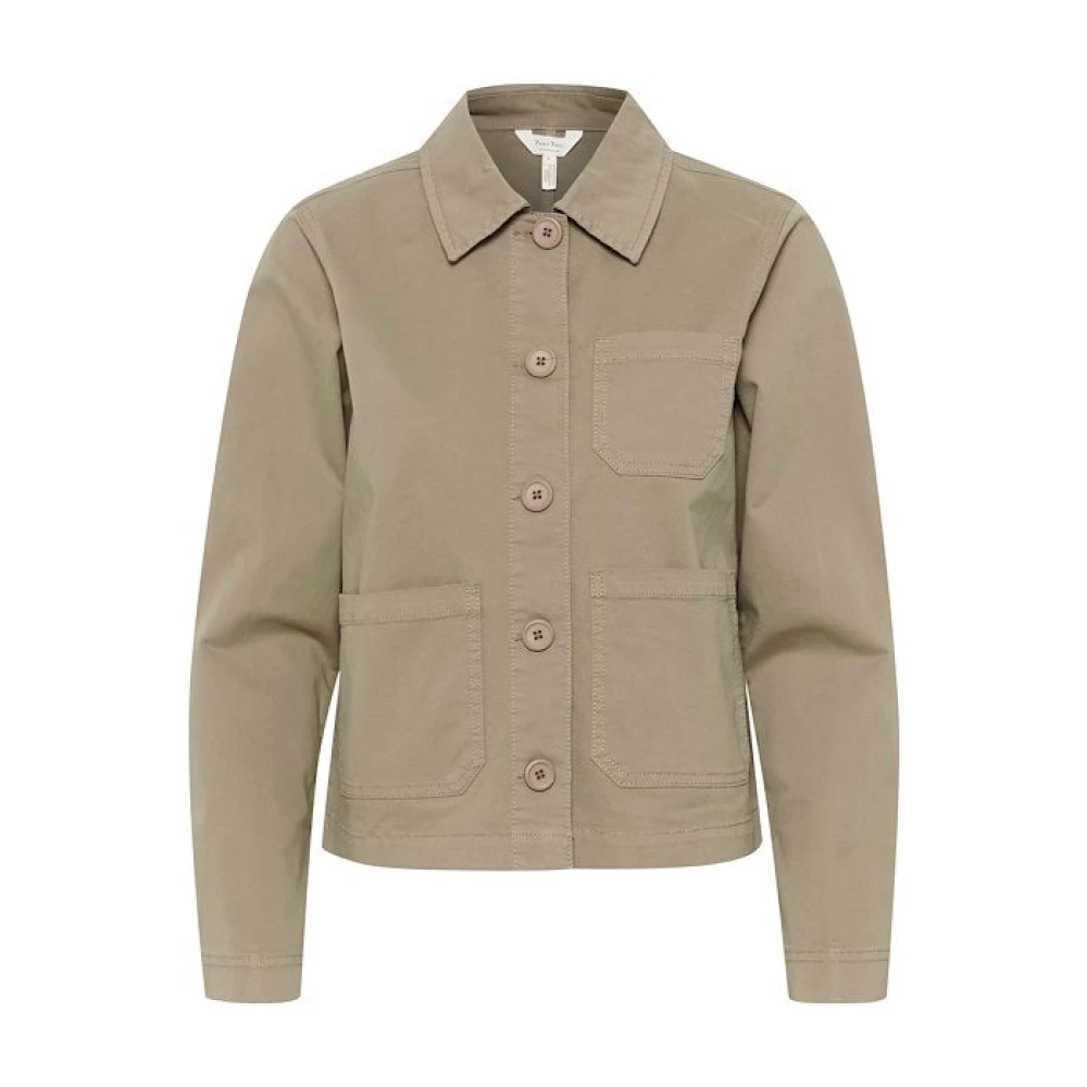 Part Two Woestijn Taupe Jas Tijdloze Stijl Brown Dames