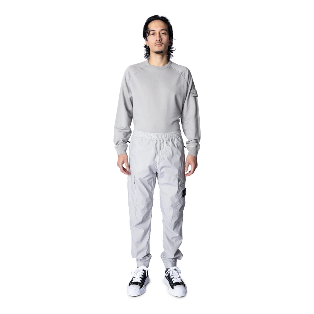 Stone Island Cargo Broek in Parel Grijs Gray Heren
