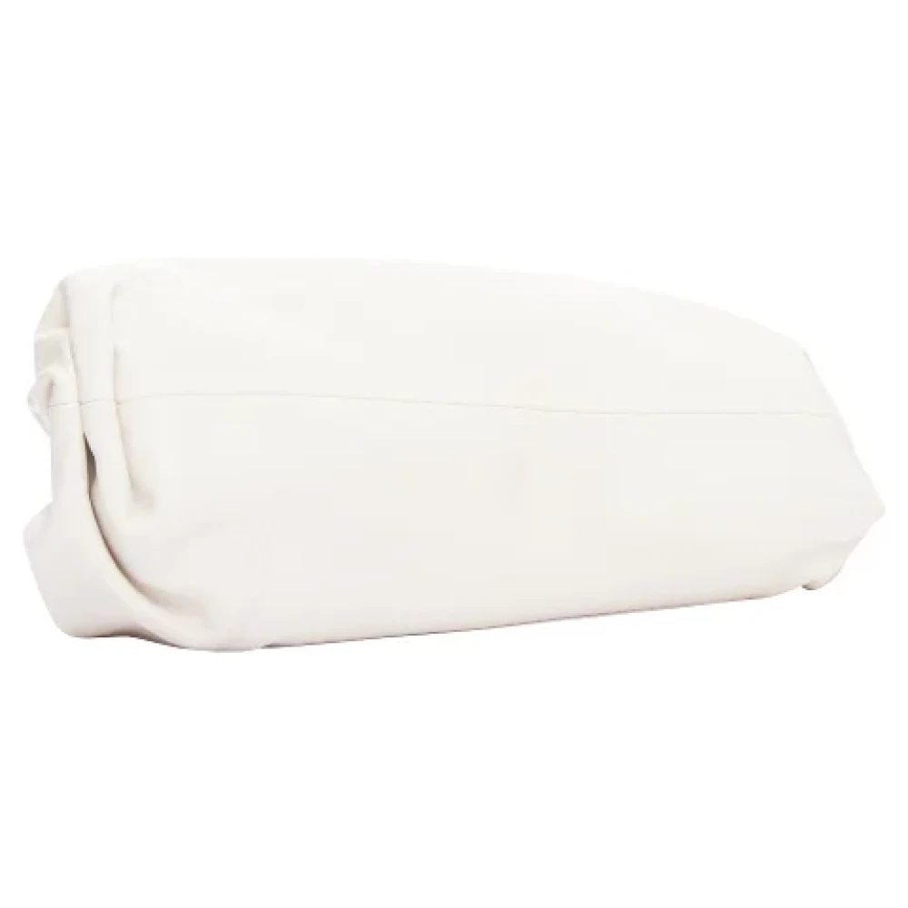 Bottega Veneta Vintage Pre-owned Leather clutches Beige Dames
