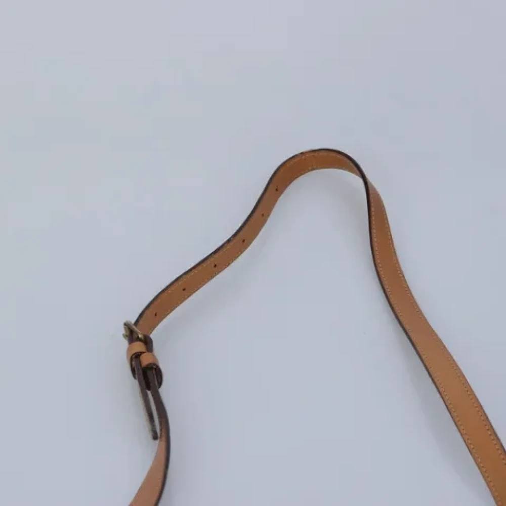 Celine Vintage Pre-owned Canvas shoulder-bags Beige Dames