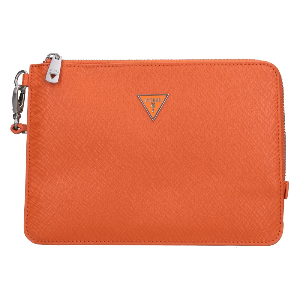 Guess - Bags > Clutches - Orange - Guess - Modalova